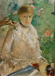 Jeune femme près d’une fenêtre ou L’Été